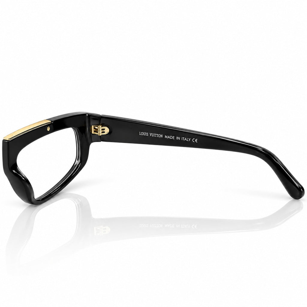LV - EYEWEAR - BOLD - BLACK - GOLDEN - CENTRE CRAFTED LOGO - DESIGNER