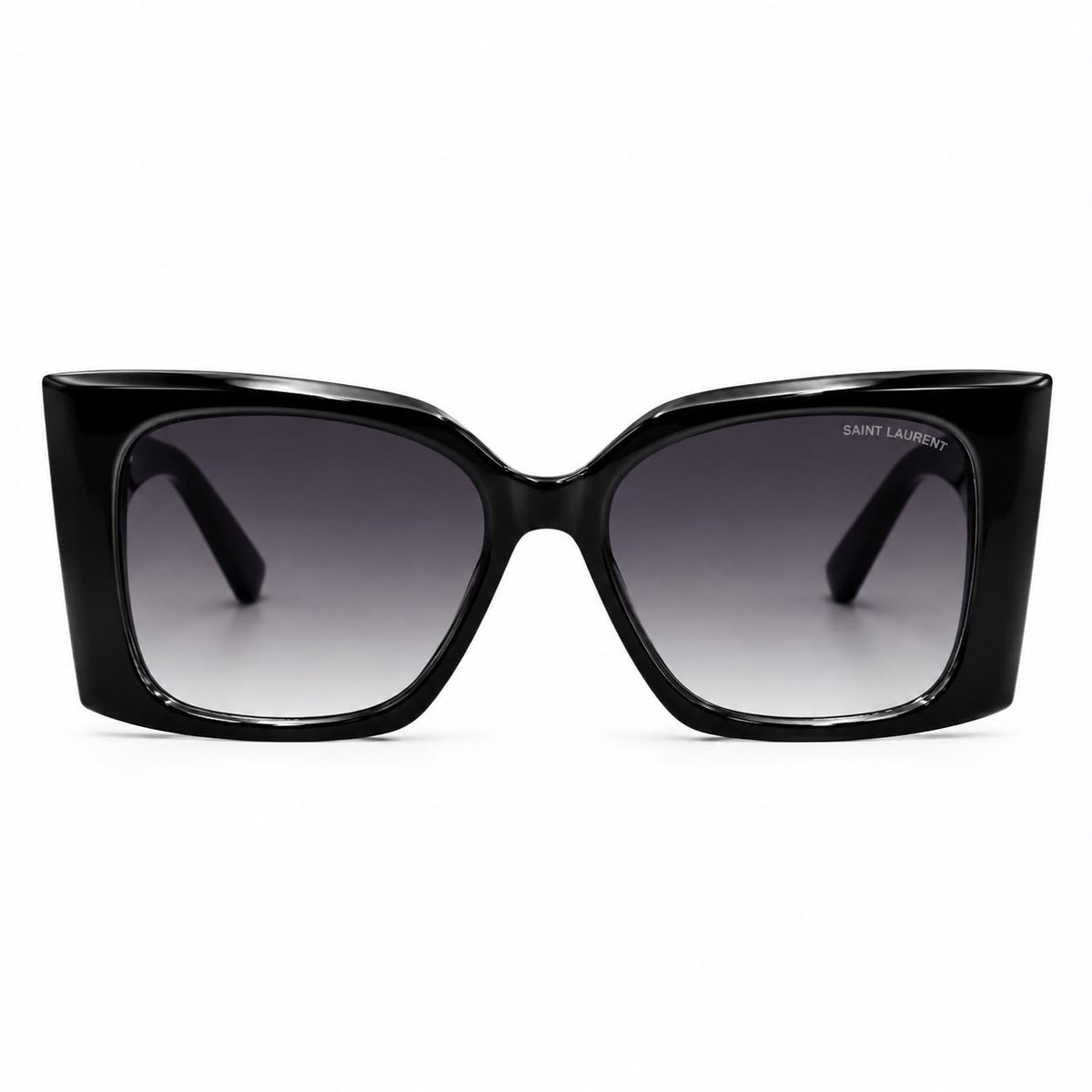 YSL 119 - OVERSIZE - TRENDY - BOLD - BLACK - DOUBLE SHADE - SQUARISH CATEYE - WOMEN - PREMIUM