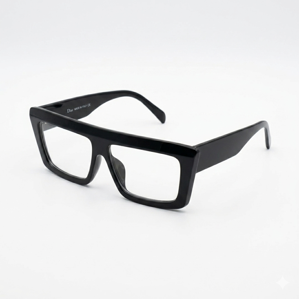 DIOR 2075 - BOLD - BLUE LIGHT BLOCKER - TRANSITION - BLUE COATING - BLACK - QUALITY