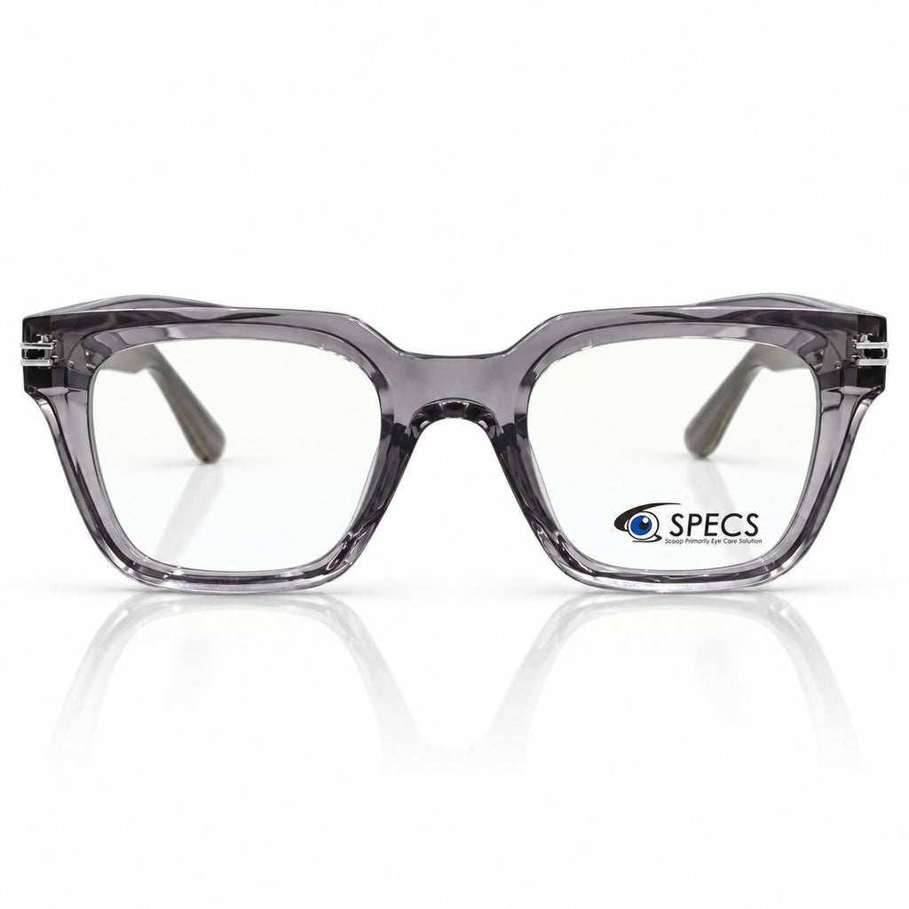 SPECS 81014 - BOLD - ACETATE - SQUARE - GREY TRANSPARENT - EYEWEAR