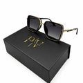 MB 23564 - CLASSY - SQUARE - GOLDEN BLACK - GREY GRADIENT - MONT BLANC EMBOSED - PREMIUM