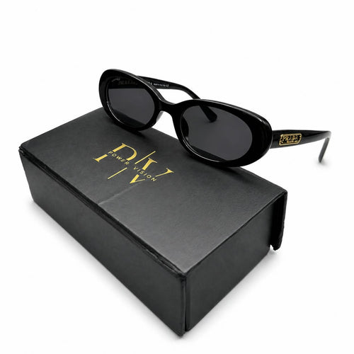 CH 6816 - TRENDY - OVAL - BLACK - BRAND TEMPLES - WOMEN - PREMIUM