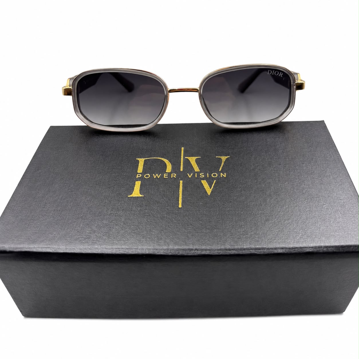 CD 23573 - UNIQUE - SOFT RECTANGULAR - GOLDEN - MATTE GREY - GREY GRADIENT - BRANDING TEMPLE - PREMIUM