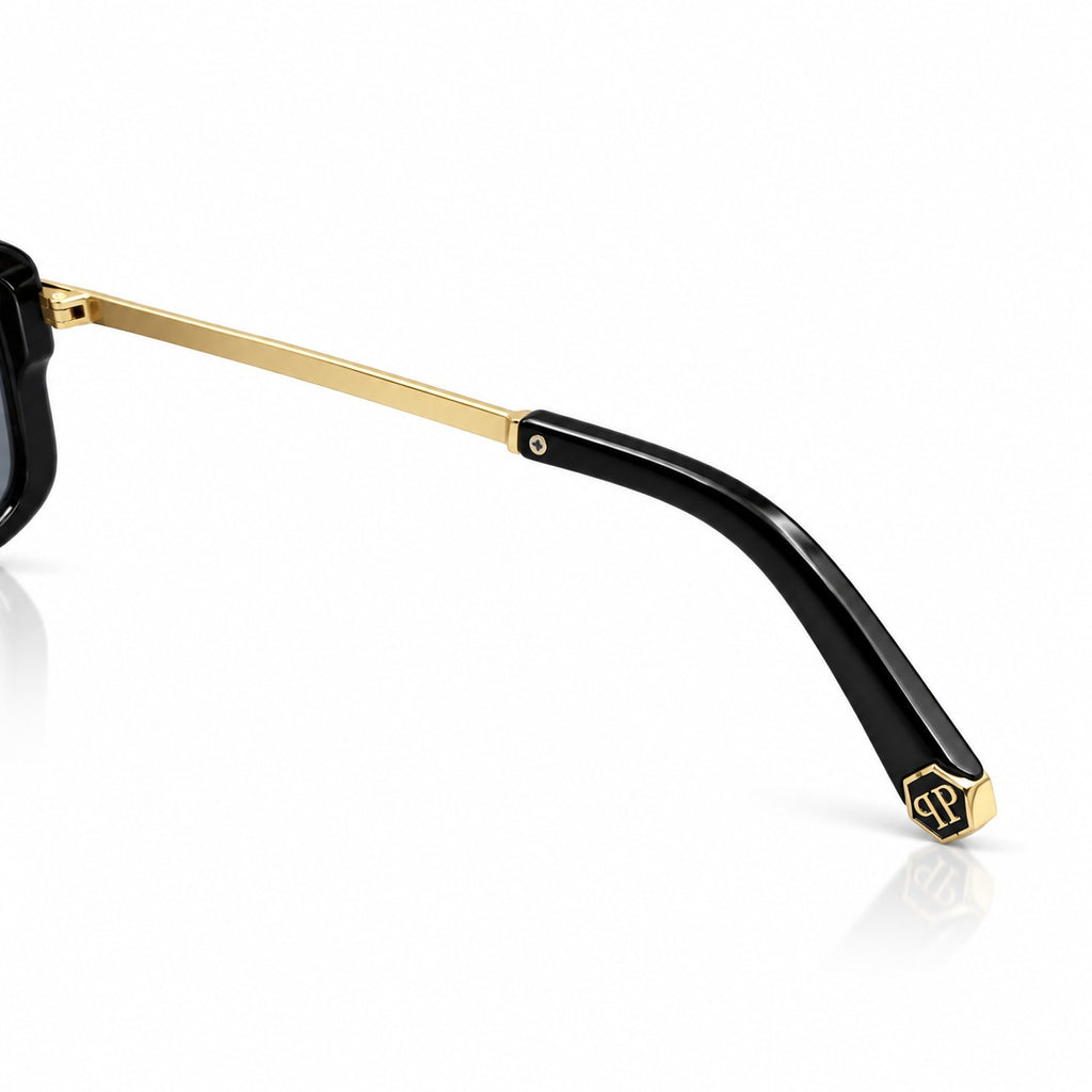 PP 99531 - TREND - NAVIGATOR SQUARE - BLACK - GOLD - GREY DOUBLE SHADE - QUALITY