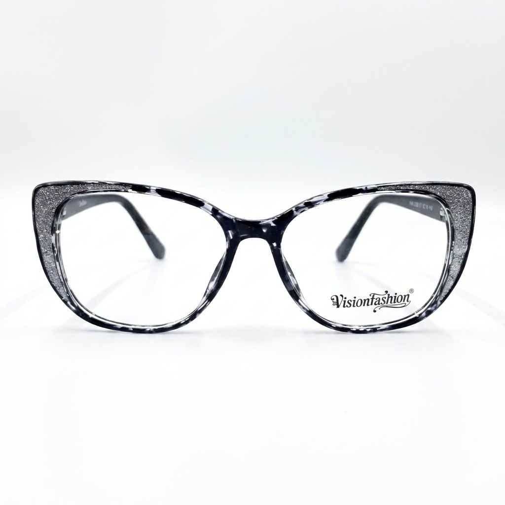 VISION 5750 - CAT EYE - GREY PRINTED - ACETATE - SPARKLE - WOMEN
