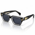CARTIER - BOLD - CUT SQUARE - BLACK & TRANSPARENT - ACETATE - NEW ARRIVAL