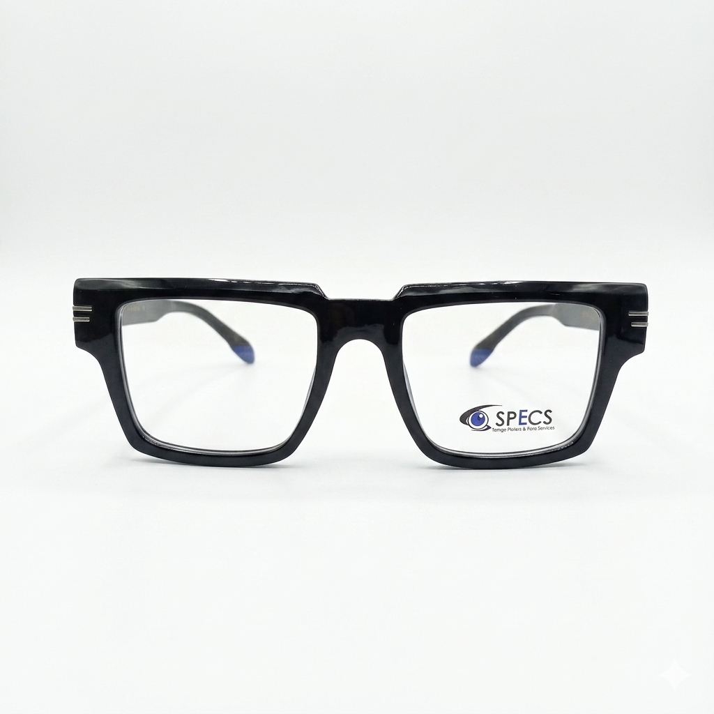 SPECS 81034 - CUT SQUARE - ACETATE - BLACK - GENTLEMEN