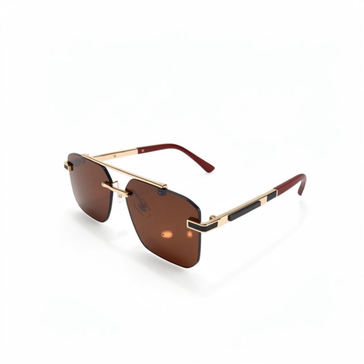 OW 3152 - SUNGLASS - RIMLESS - DOUBLE BEAM - GOLDEN - BROWN - MEN