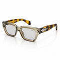 CARTIER - GREY TRANSPARENT - TORTOISE - TINTED - CUT SQUARE - ACETATE