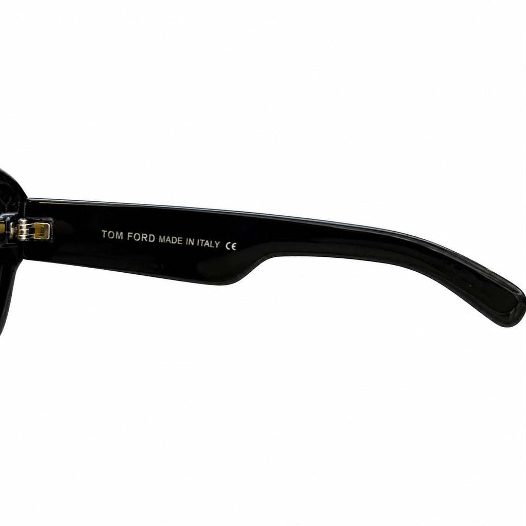 TF 68256 - OVERSIZED SHEILD AVIATAR - BLACK - YELLOW TINT - THICK PREMIUM - SADDLE BRIDGE