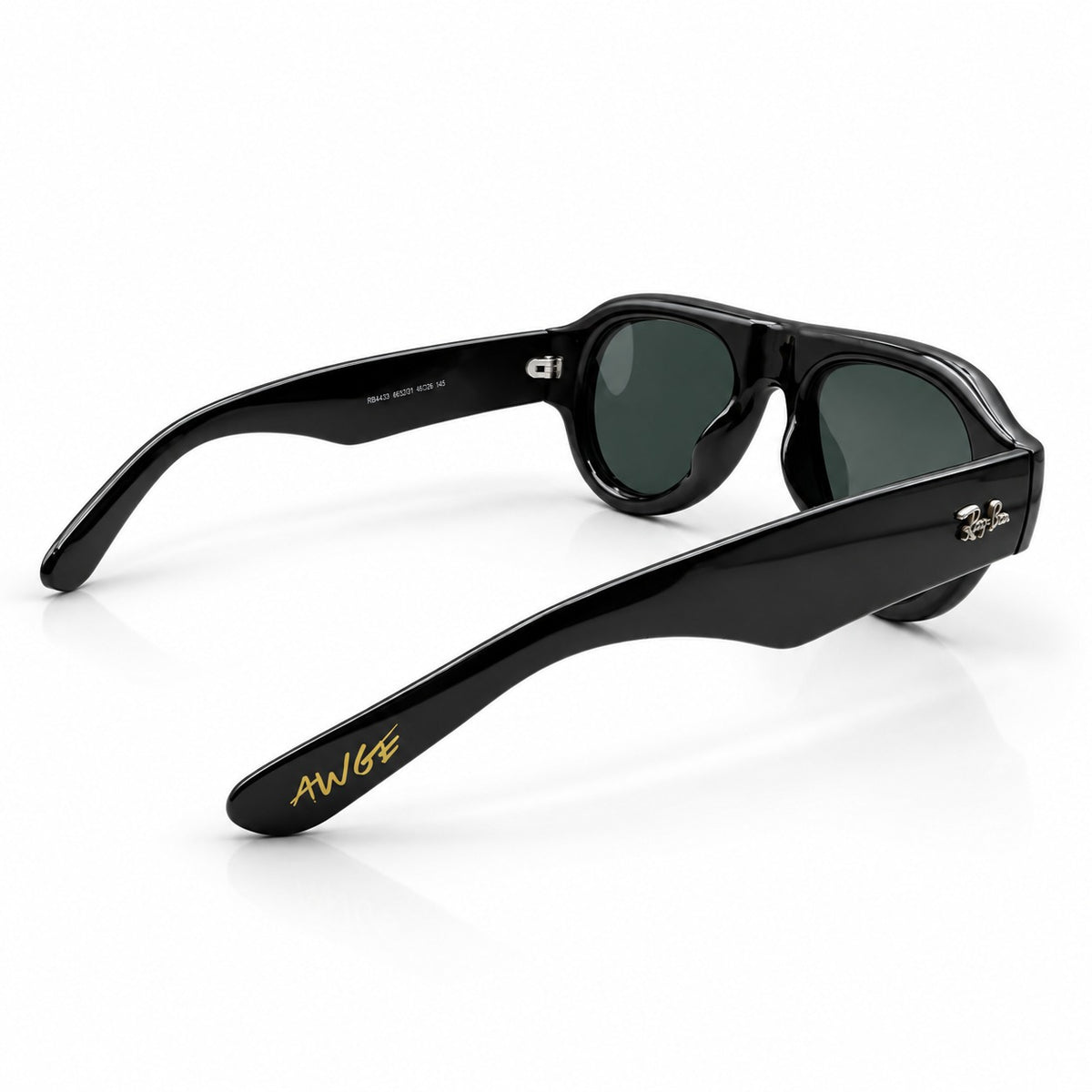 RB 4925 - AVIATAR - PUFFER - BOLD - BLACK - GLASS LENSE PREMIUM - TRENDY - QUALITY
