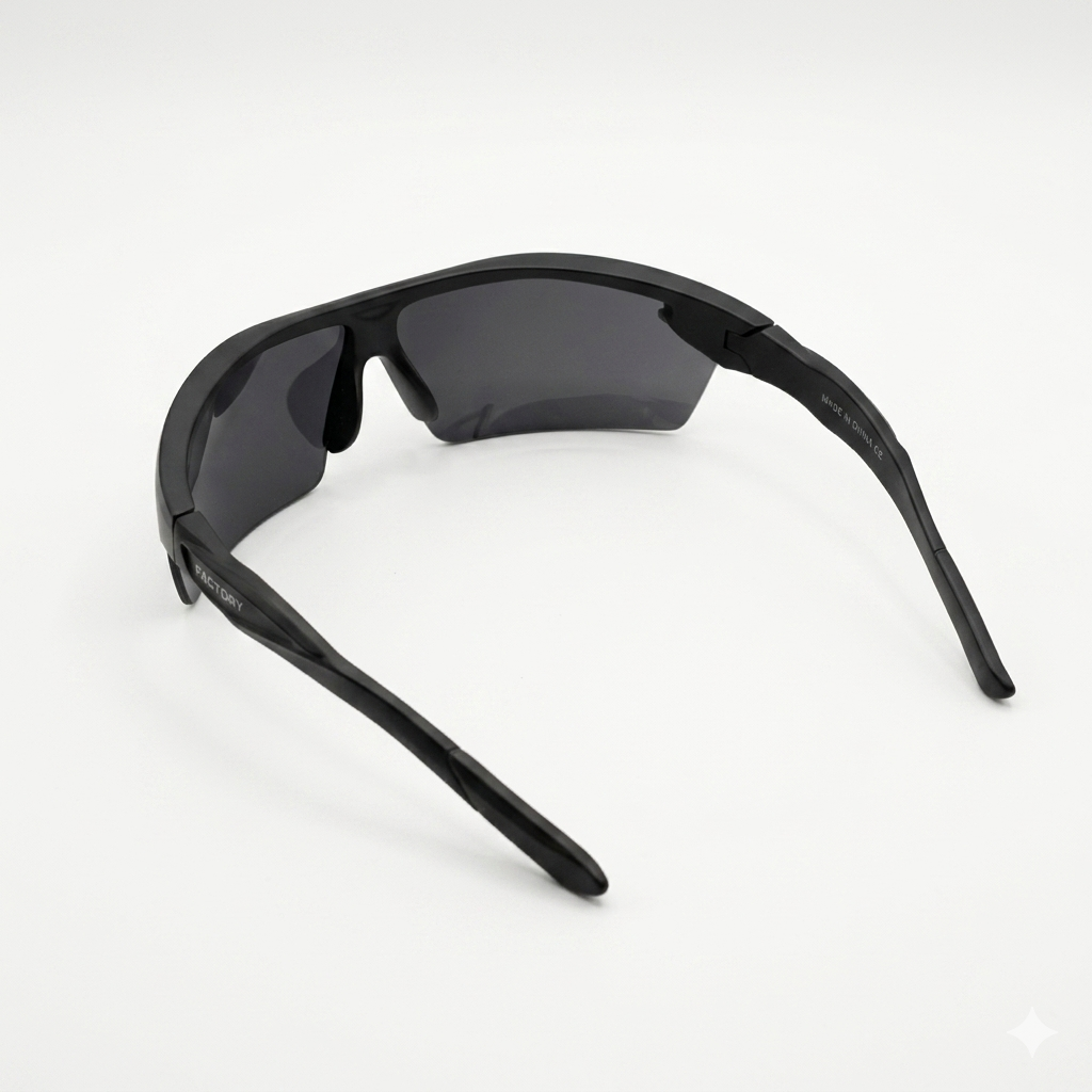 QY2301 - SUNGLASS - SPORTS - POLARISED - UV - BLACK - PERFECT GRIP