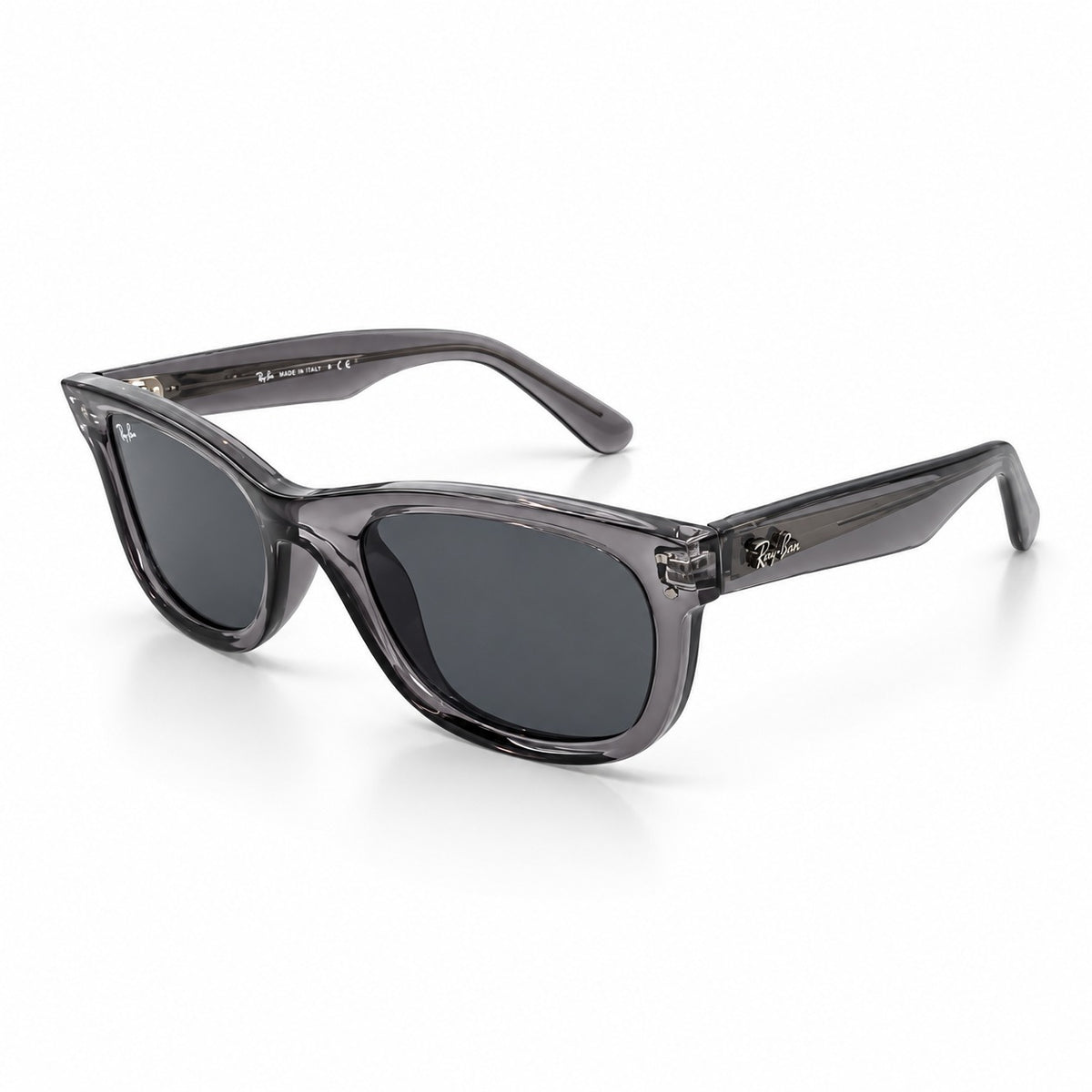 RB R0502S - REVERSE - WAYFARER - GREY TRANSPARENT - HIGH QUALITY
