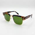 EYEHOOD 98332 - SUNGLASS - CLUB MASTER - CHEETAH - GOLDEN - GREEN - PREMIUM