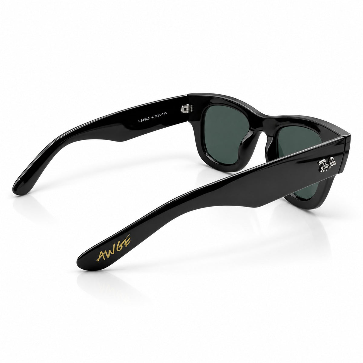 RB 4940 - PUFFER - WAYFARER - BOLD - BLACK - DIAMOND HARD - PREMIUM - QUALITY