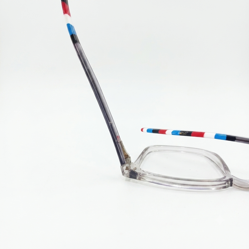 TR 6608 - EYEGLASSES - SQUARE - TRANSLUCENT - SPRING HINGES - DAILYWEAR