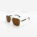 LV 3152 - SUNGLASS - RIMLESS - DOUBLE BEAM - GOLDEN - BROWN - DESIGNER - GENTLEMEN