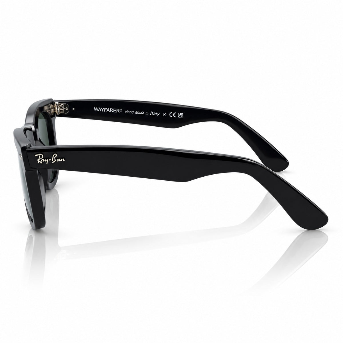 RB 2140 - CLASSIC WAYFARER - SQUARE - ACETATE - BLACK - HIGH QUALITY