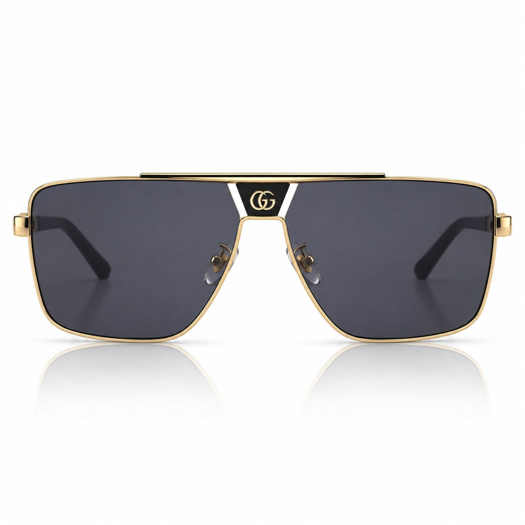 GC 23180 - NAVIGATOR SQUARE - GOLDEN BLACK - DETAILING - UNISEX