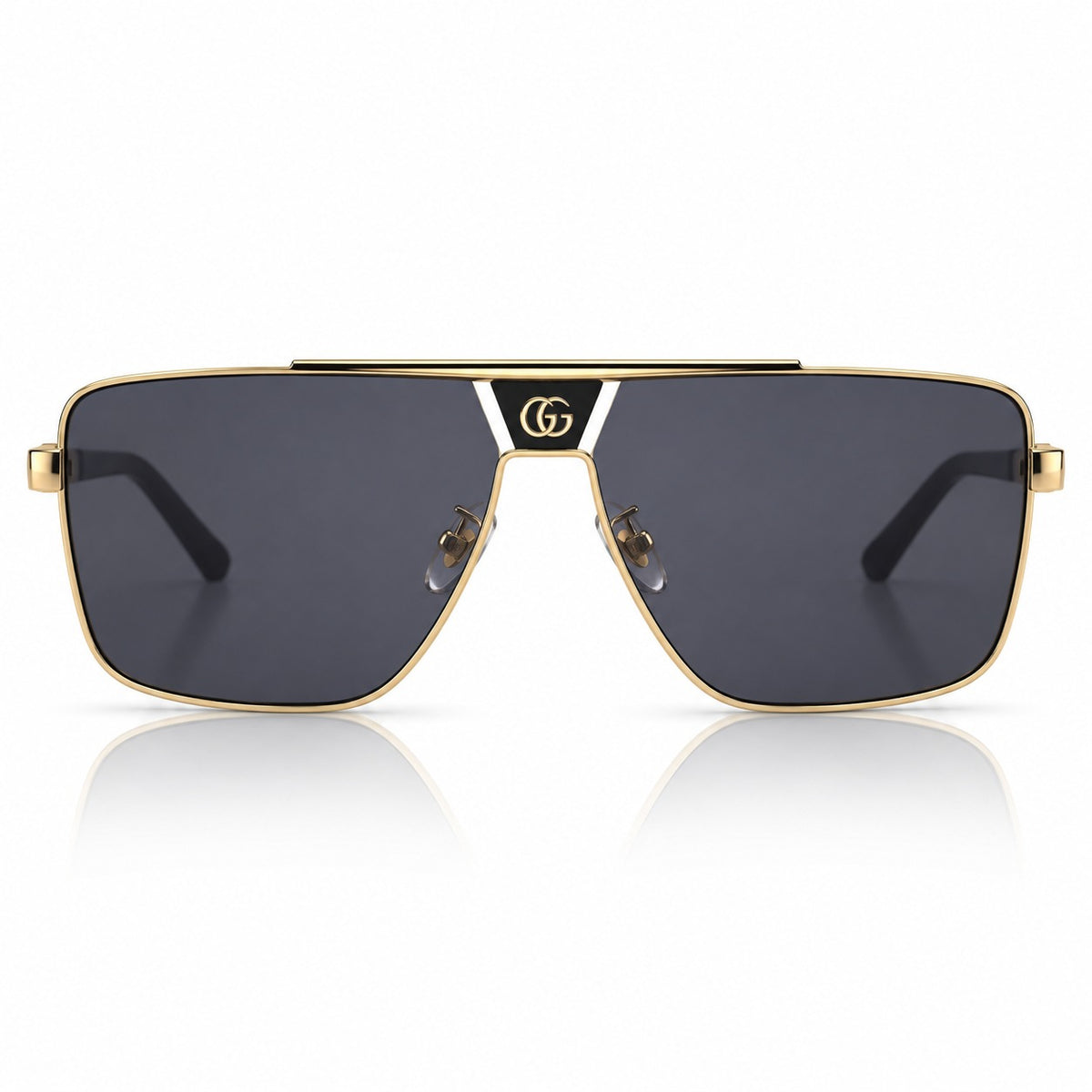 GC 23180 - NAVIGATOR SQUARE - GOLDEN BLACK - DETAILING - UNISEX