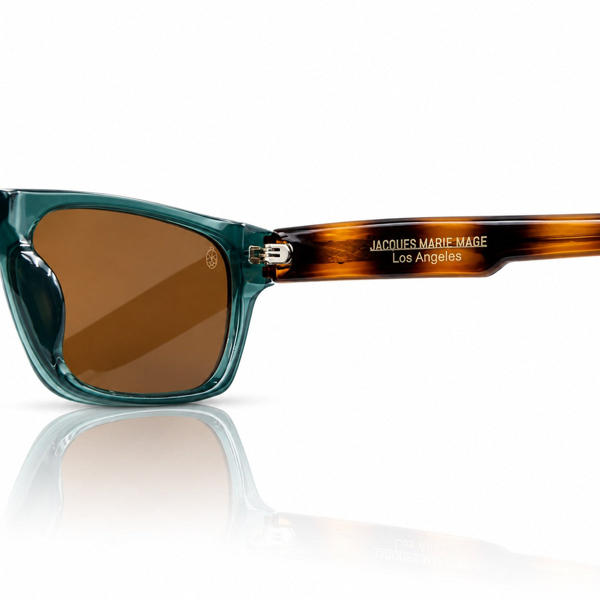 JMM - TEAL GREEN - TORTOISE - BROWN - ACETATE - SQUARE - UNIQUE
