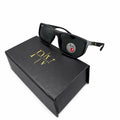RB 8371 - SUNGLASS - ANGULAR SQUARE - MATTE BLACK - POLARISED - LIGHTWEIGHT - PREMIUM