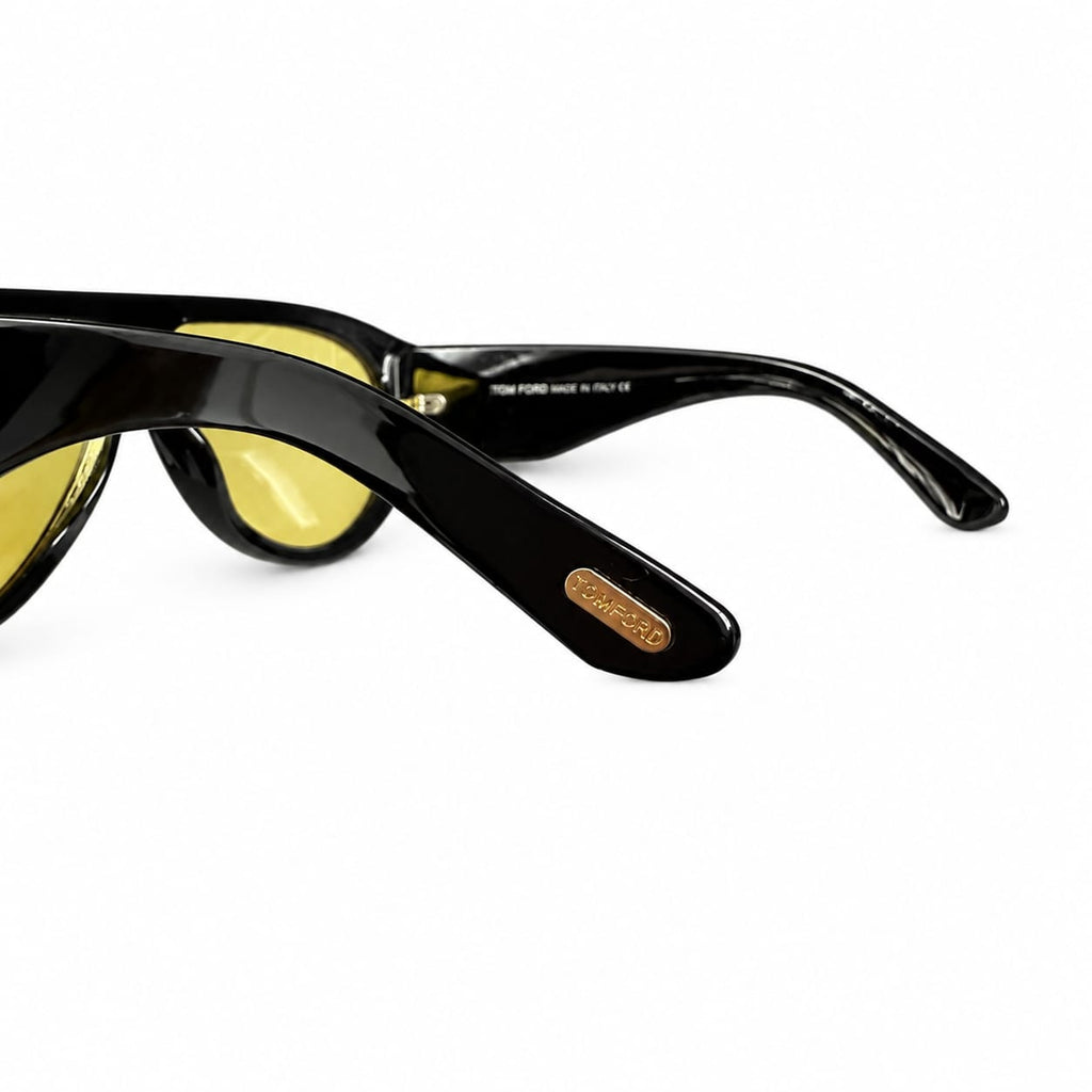 TF - OVERSIZE - SHEILD AVIATAR - BLACK - YELLOW - TRENDY - PREMIUM - UNISEX