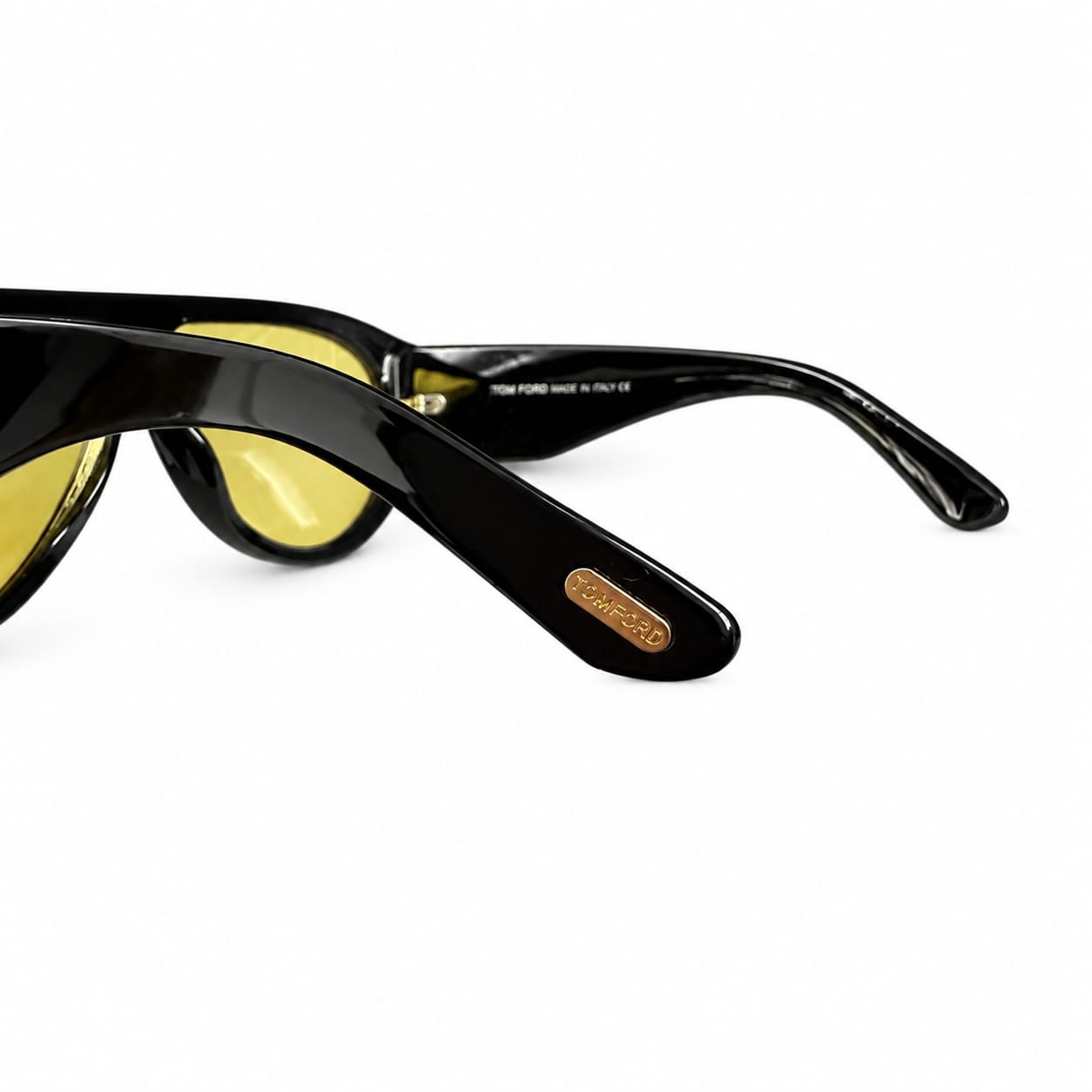 TF - OVERSIZE - SHEILD AVIATAR - BLACK - YELLOW - TRENDY - PREMIUM - UNISEX