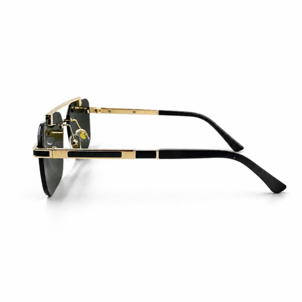 OW 3152 - SUNGLASS - RIMLESS - DOUBLE BEAM - GOLDEN - GREEN - MEN