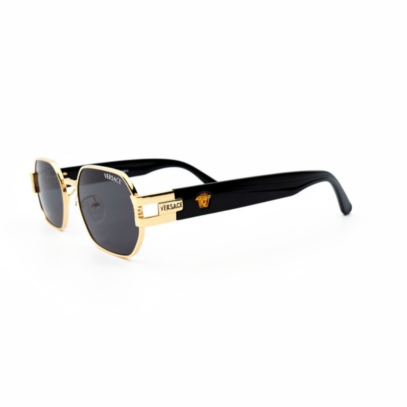 VE672 - SHADES - GOLDEN - BLACK - UV - RECTANGULAR CUT - PREMIUM