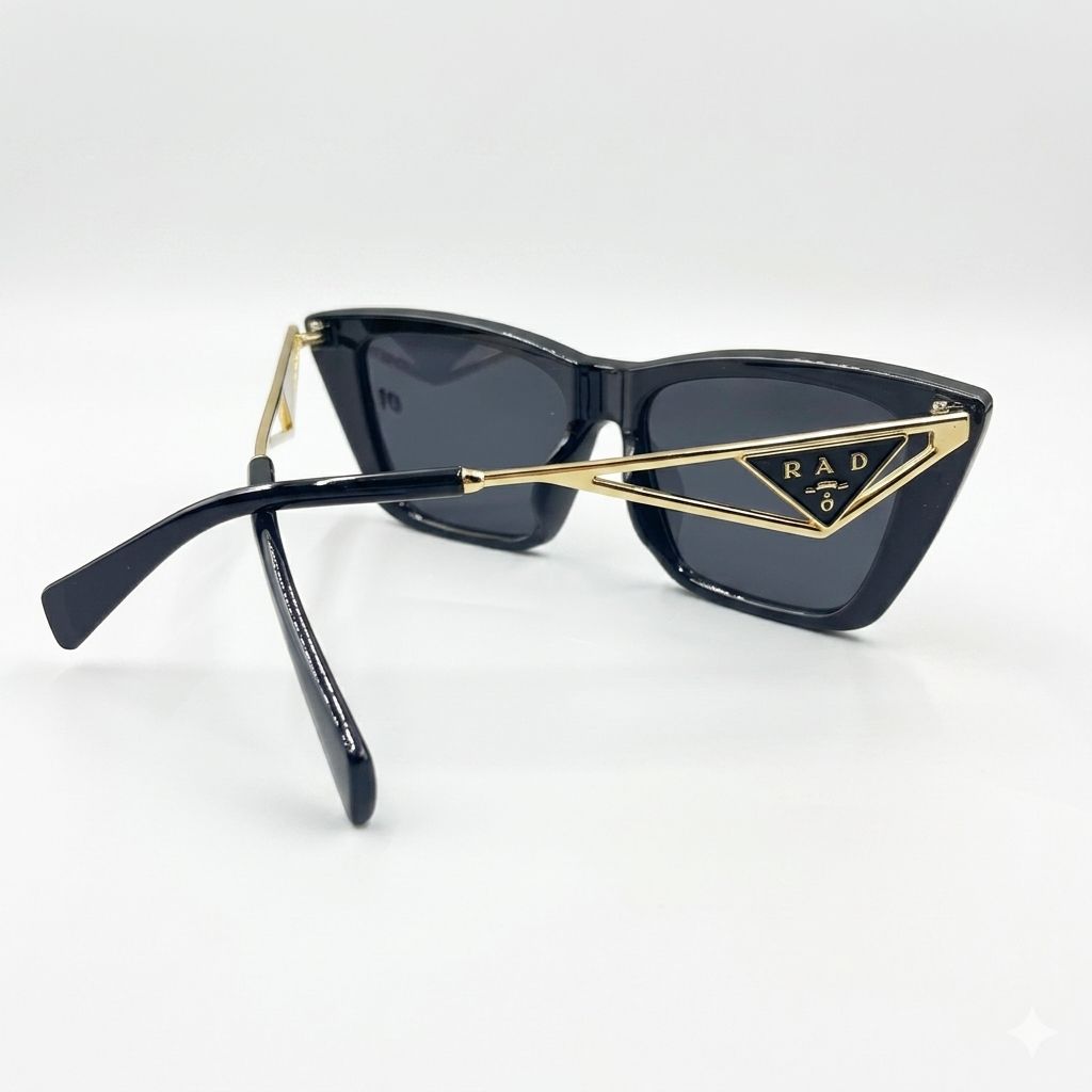 EYEHOOD 5732 - SUNGLASS - BOLD - CATEYE - BLACK - GOLDEN - WOMEN