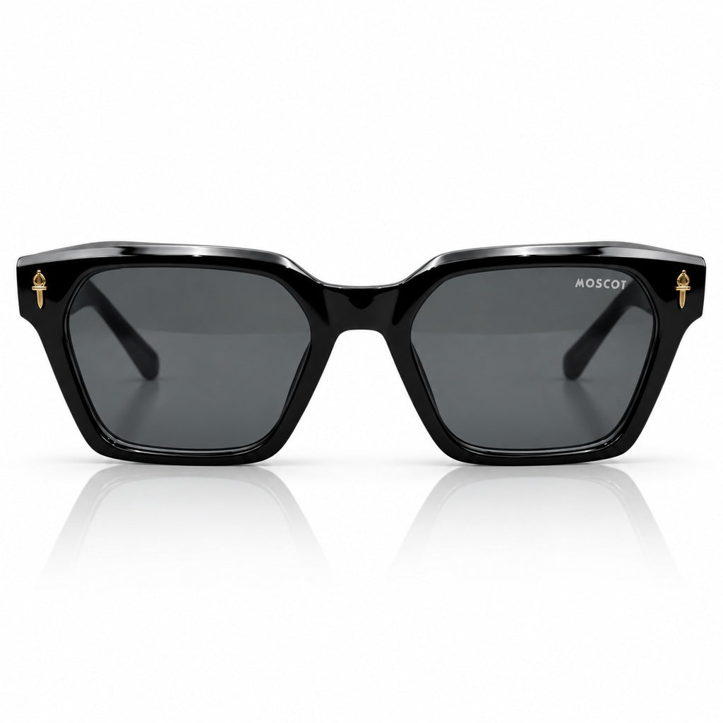 MOSCOT 2349 - ACETATE - ANGULAR SQUARE - BLACK - UV - QUALITY