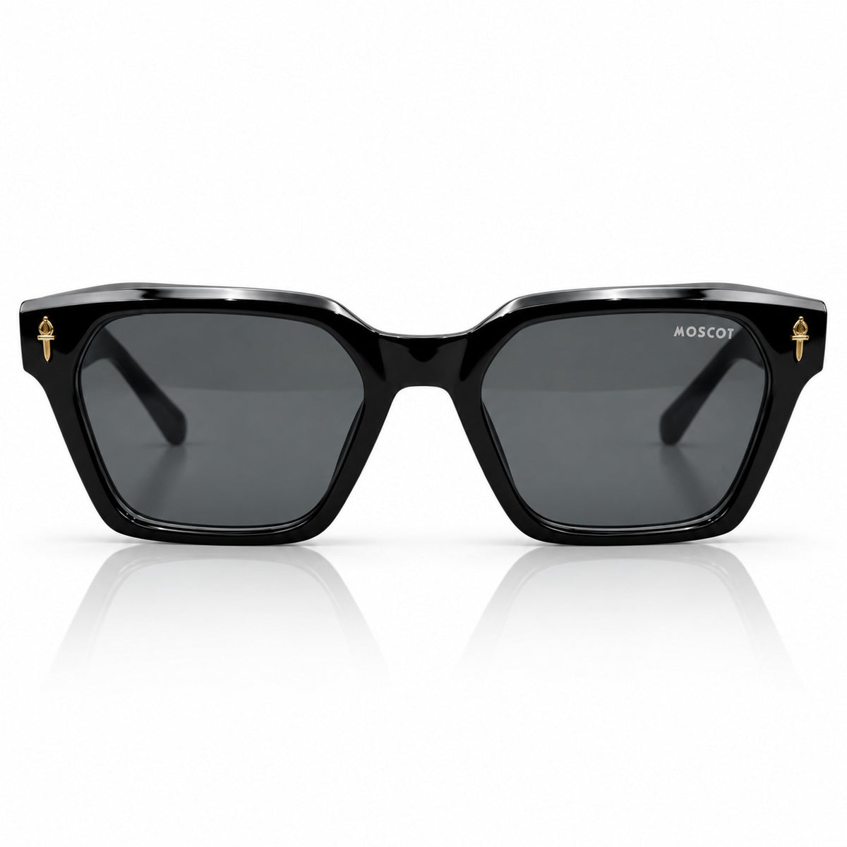 MOSCOT 2349 - ACETATE - ANGULAR SQUARE - BLACK - UV - QUALITY