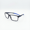 EYEWEAR - MEN - OAKLEY STYLE - MATTE BLACK - MATTE BLUE - OVERSIZED