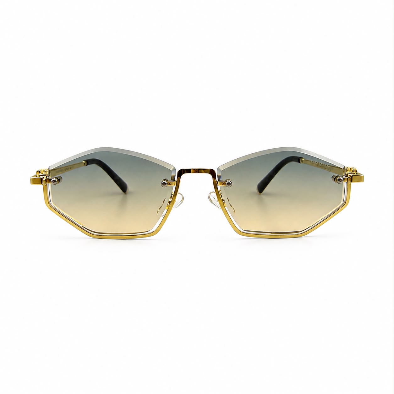 MIU MIU 1747 - GLAMOUR - HEXAGON - GOLD - GREY WARM TINT - PREMIUM - WOMEN