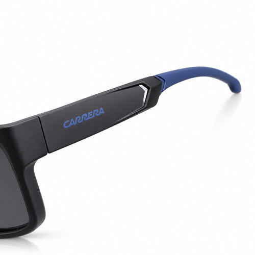 CAR 24006 - SPORTY SQUARE -  MATTE BLACK - POLARISED - LIGHTWEIGHT - COMFORT GRIP