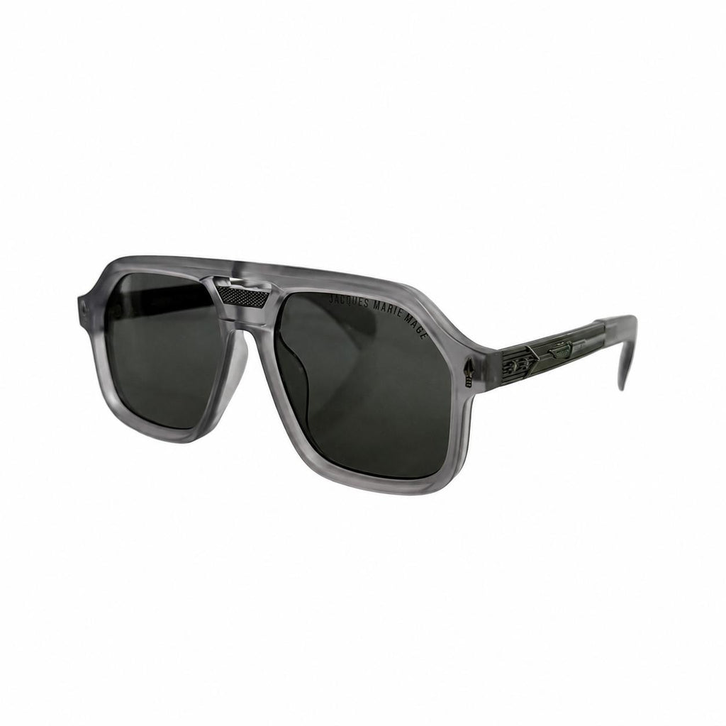 DITA 98408 - PREMIUM - OVERSIZED GEOMETRIC SQUARE - MATTE GREY - GUN METALLIC - MEN - ACETATE