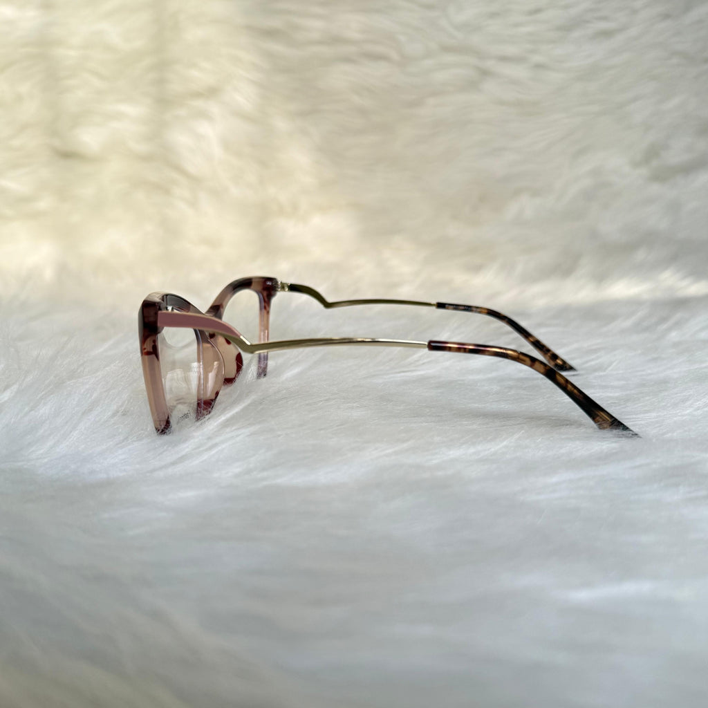 TR 5055 - EYEWEAR - LADIES - CATEYE - PEACH TORTOISE - OVERSIZED