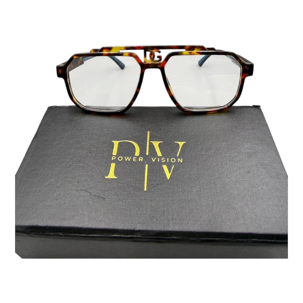 D&G 4498 - GEOMETRIC NAVIGATOR - TORTOISE - CENTRE CRAFTED LOGO - EYEWEAR - MEN