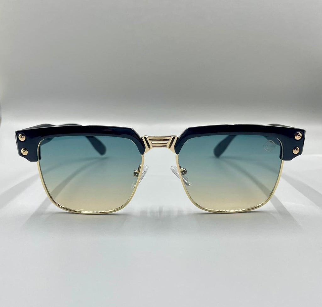 EYEHOOD 98332 - SUNGLASS - CLUB MASTER - BLACK - GOLDEN - PREMIUM