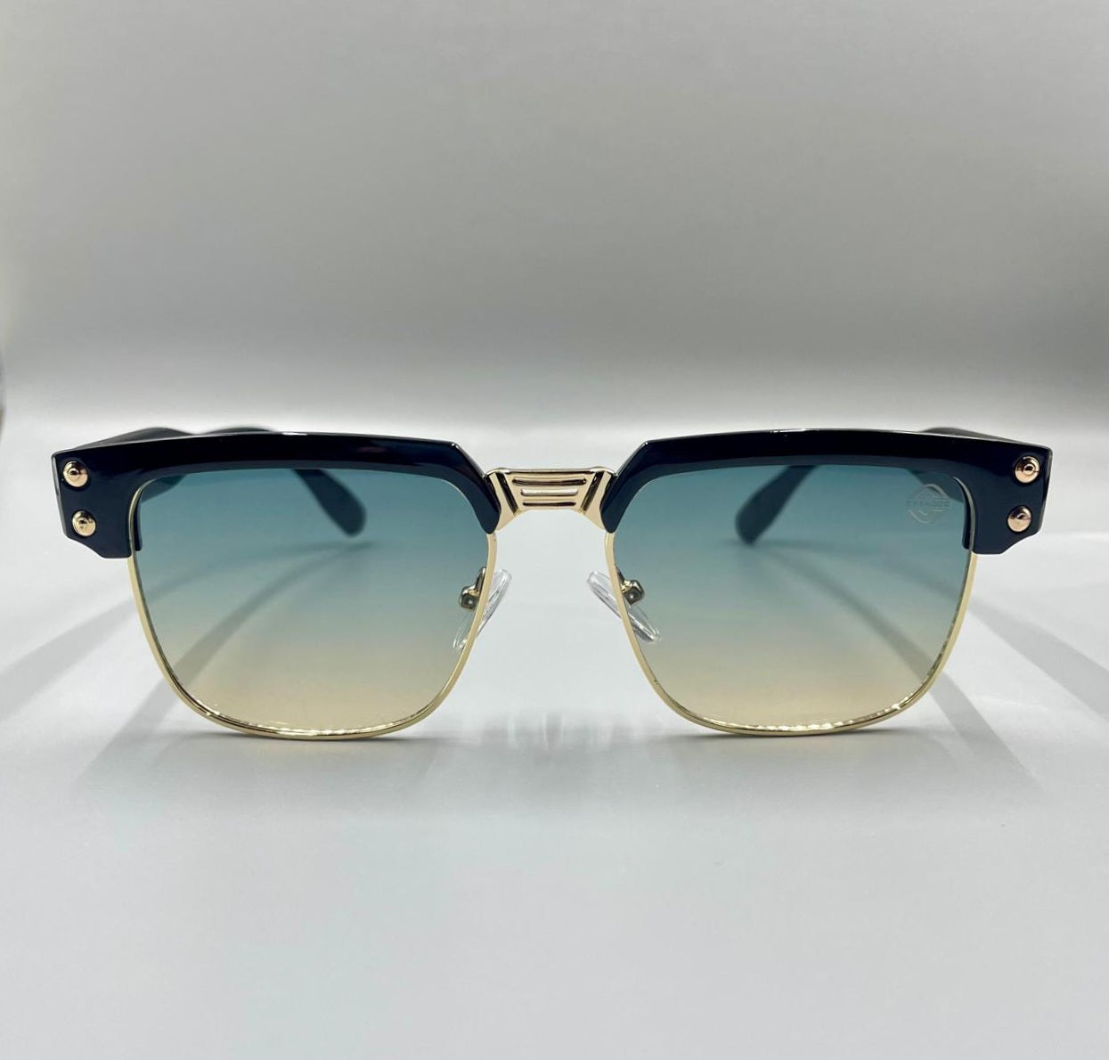 EYEHOOD 98332 - SUNGLASS - CLUB MASTER - BLACK - GOLDEN - PREMIUM