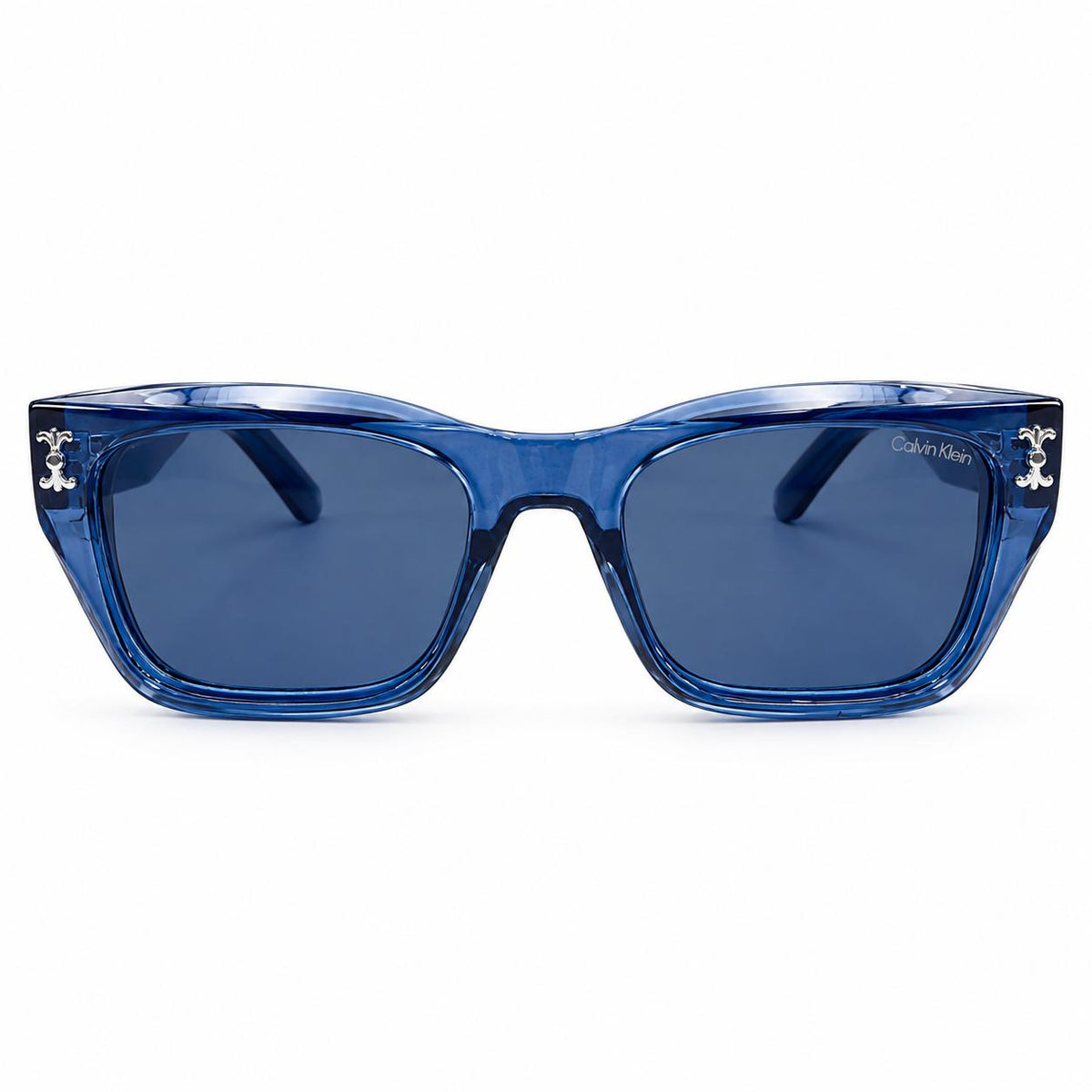 CK - OCEANIC BLUE - BOLD - SILVER RIVETS - WAYFARER SQUARE - NEW ARRIVAL