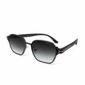 TF 9813 - SUNGLASS - GUN METALLIC - GREY - GRADIENT - GEOMETRIC SQUARE - PREMIUM - UNISEX