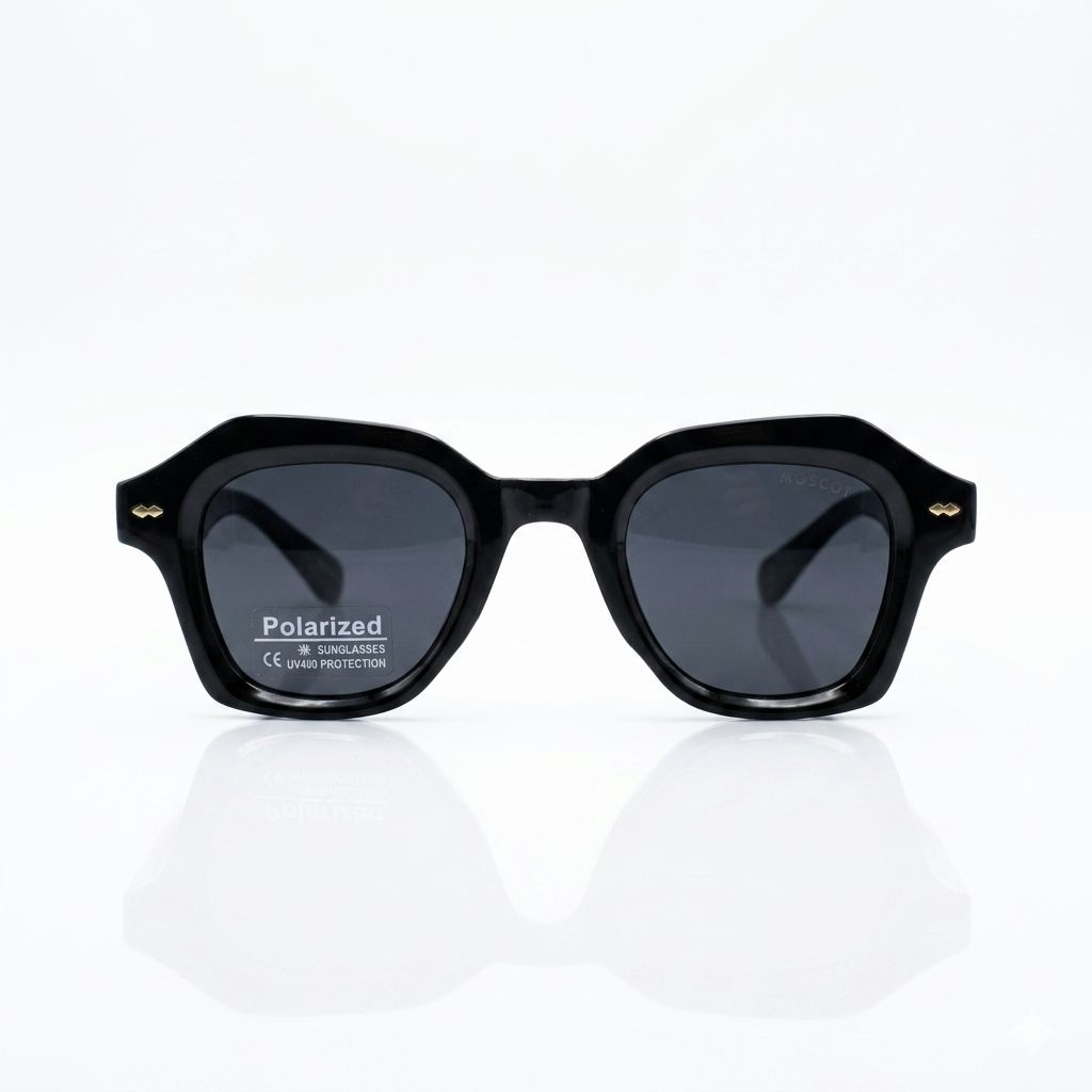 MOSCO 6803 - SUNGLASS - POLARISED - UV - BLACK - QUALITY