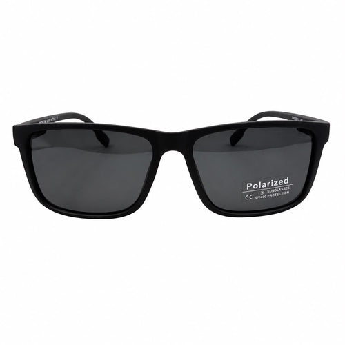 CAR 1002 - SUNGLASS - MATTE BLACK - POLARISED - QUALITY - PREMIUM - MEN