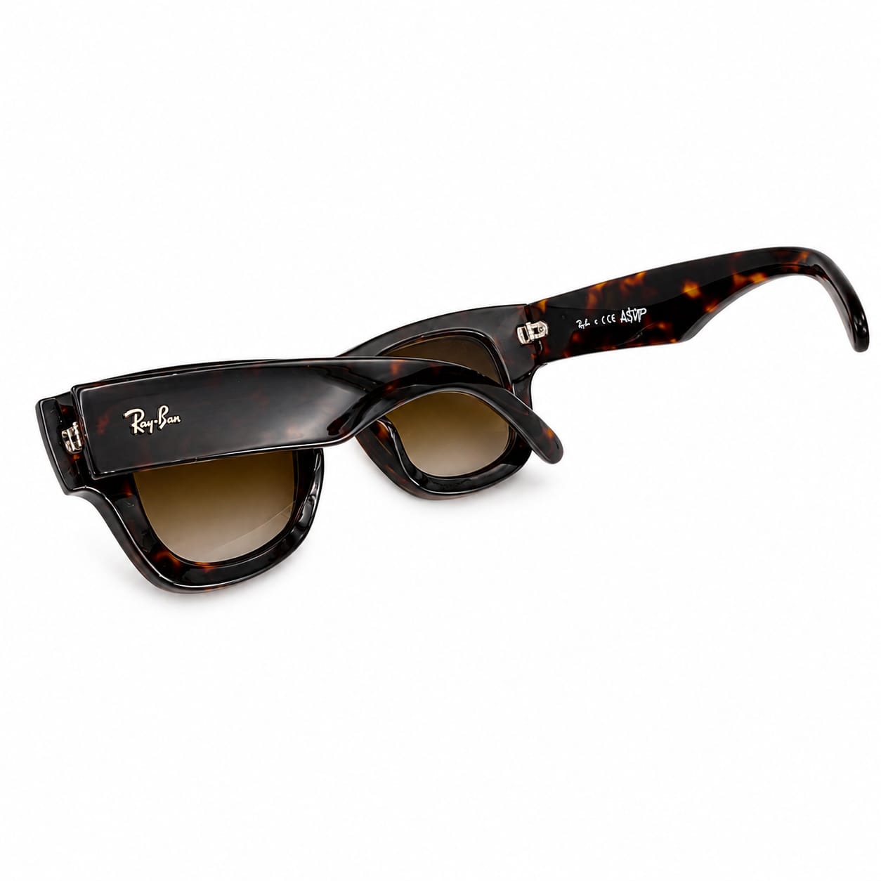 RB 4940 - PUFFER - WAYFARER - TORTOISE - BROWN GRADIENT - DIAMOND HARD - PREMIUM - QUALITY