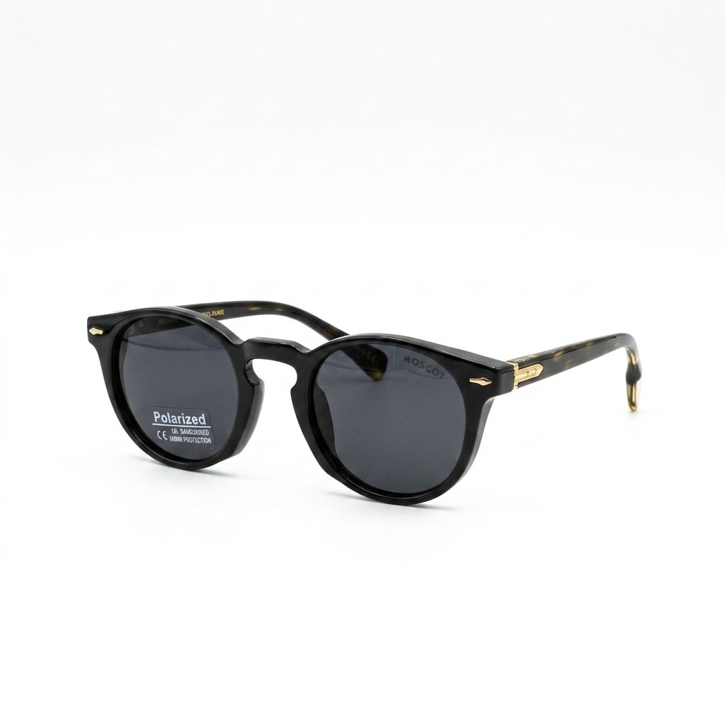 MOSCO 6811 - SUNGLASS - POLARISED - BLACK - ROUND