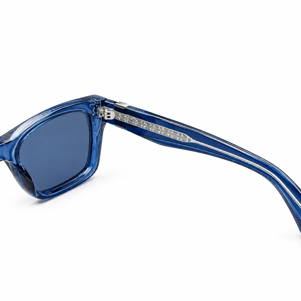 CK - OCEANIC BLUE - BOLD - SILVER RIVETS - WAYFARER SQUARE - NEW ARRIVAL