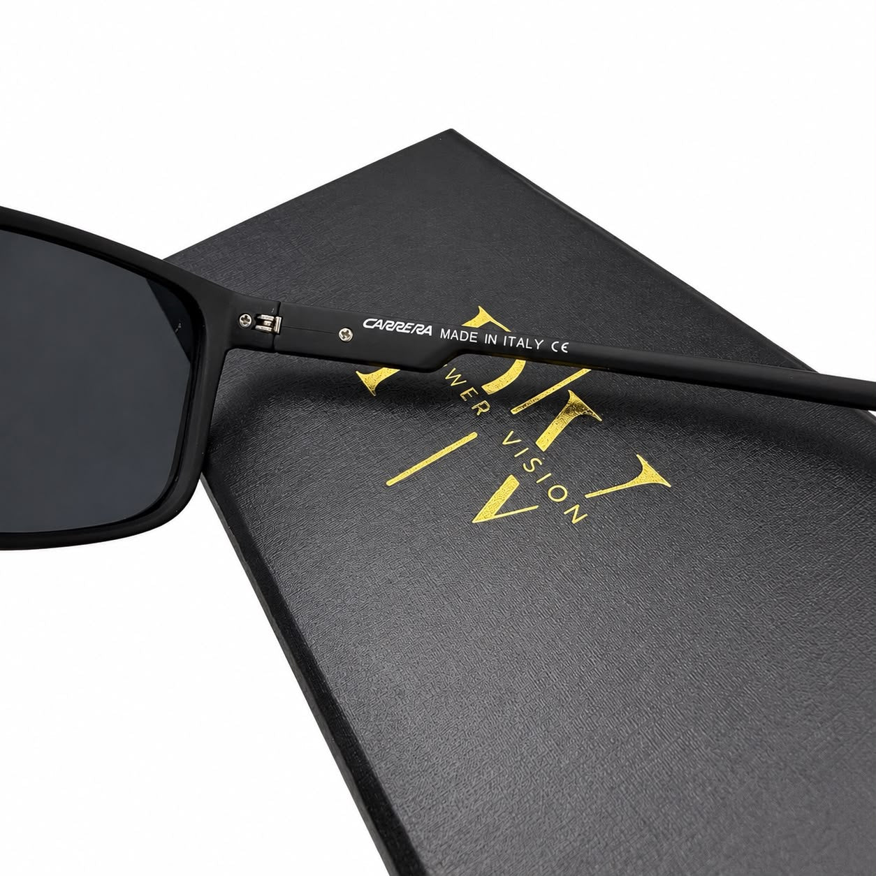 CAR 1002 - SUNGLASS - MATTE BLACK - POLARISED - QUALITY - PREMIUM - MEN