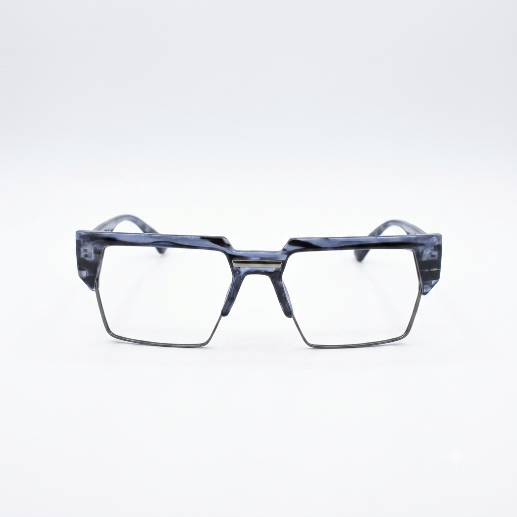 TR 25703 - EYEWEAR - CUT SQUARE - GREY MARBLE - FIX NOSEPAD - FLEXIBLE - MEN